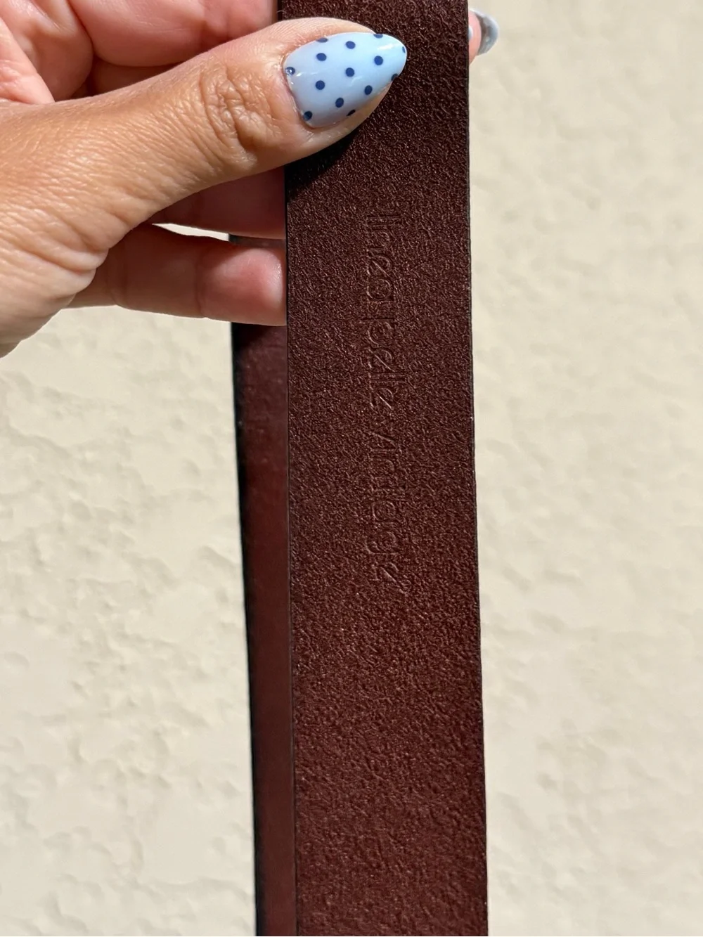 Linea Pelle | NWT! Logan Belt In Dark Brown